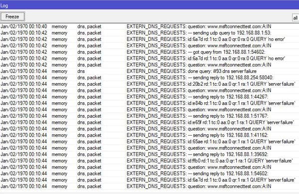 no-dns-req9 Blok inkomende DNS aanvragen