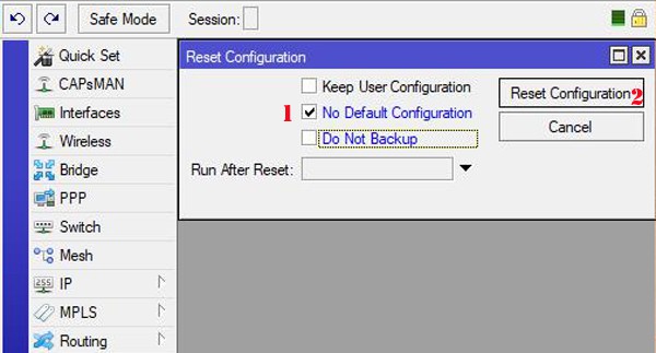 resetconfig3 mikrotik reset