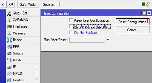 resetconfig4 mikrotik reset