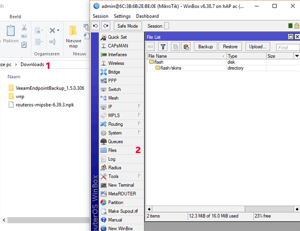 upgrade7 Mikrotik upgrade