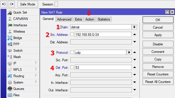 dns-redirect3 forceer clients om specifieke dns-servers te gebruiken.