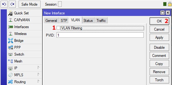 groove-vlan13 mikrotik groove vlan