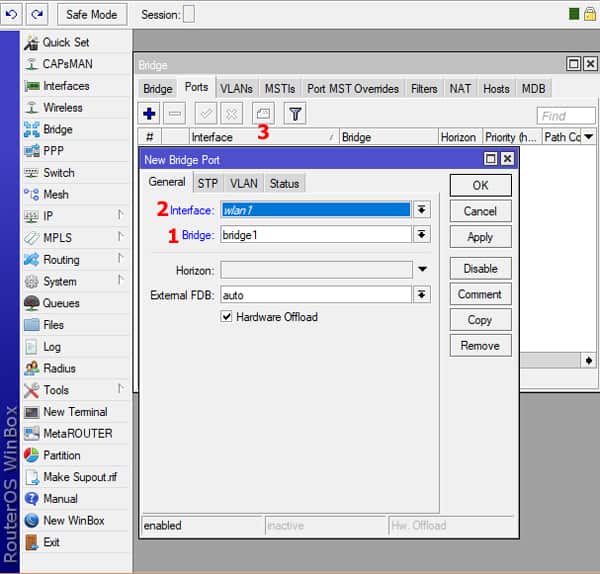 groove-vlan14 mikrotik groove vlan