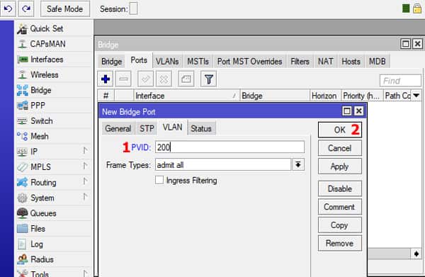 groove-vlan15 mikrotik groove vlan