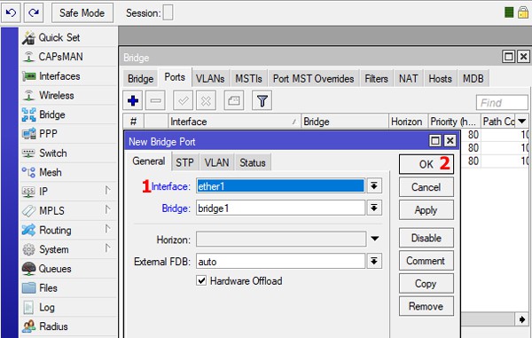 groove-vlan22 mikrotik groove vlan