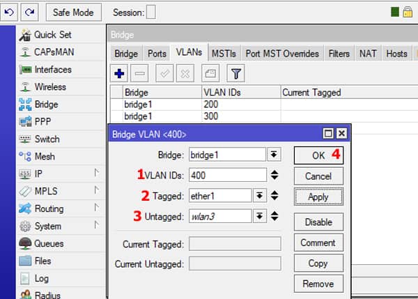groove-vlan32 mikrotik groove vlan