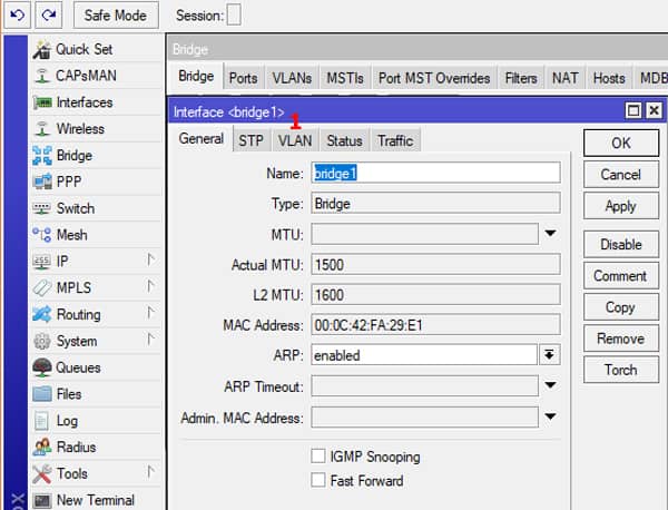 groove-vlan35 mikrotik groove vlan