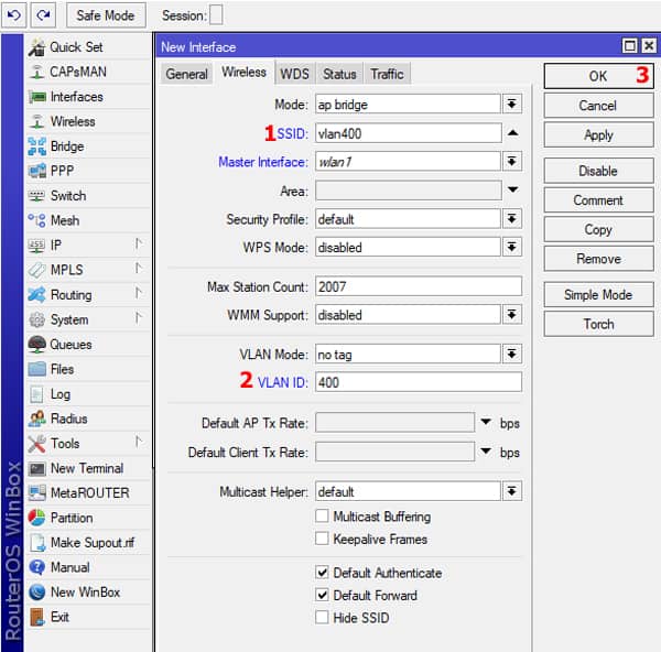 groove-vlan9 mikrotik groove vlan
