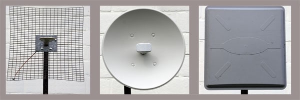horizontaal wifi antennes