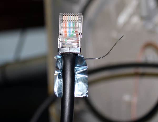 patchftp6 utp kabel krimpen