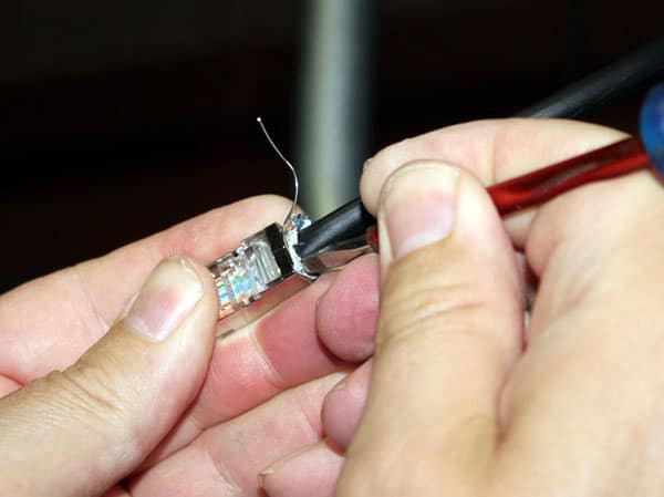 patchftp9 utp kabel krimpen
