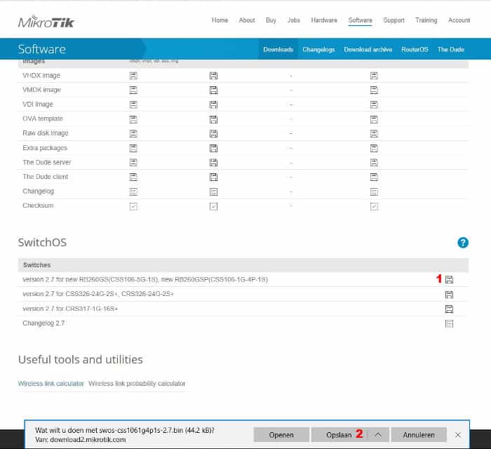mikrotik-swos-update1 switchos firmware op website