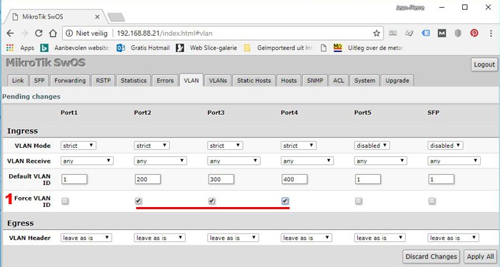 port-based-vlan4 port based vlan