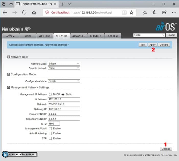 ubnt-point-to-point12 Nanobeam M5 point to point