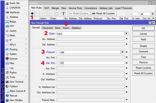 dns-block1 forceer clients om specifieke dns-servers te gebruiken.
