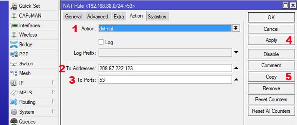 dns-block5 forceer clients om specifieke dns-servers te gebruiken.