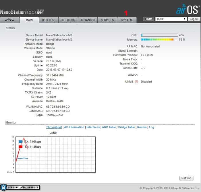ubnt-client6 ubiquiti nanostation verbinden met hotspot