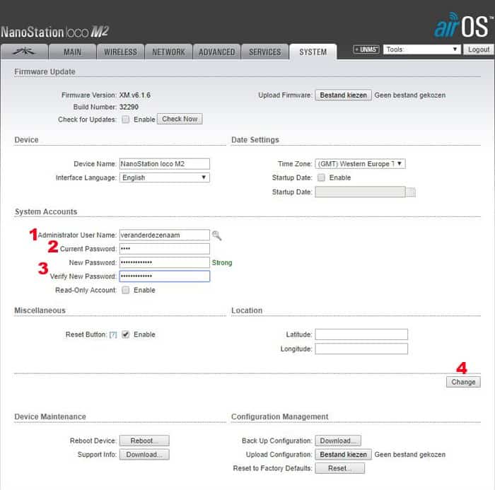 ubnt-client8 ubiquiti nanostation verbinden met hotspot