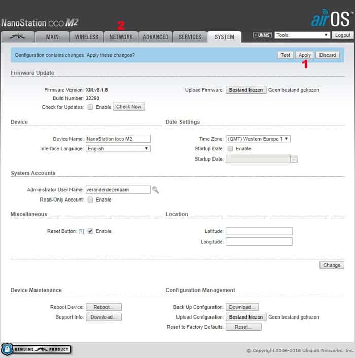 ubnt-client9 ubiquiti nanostation verbinden met hotspot