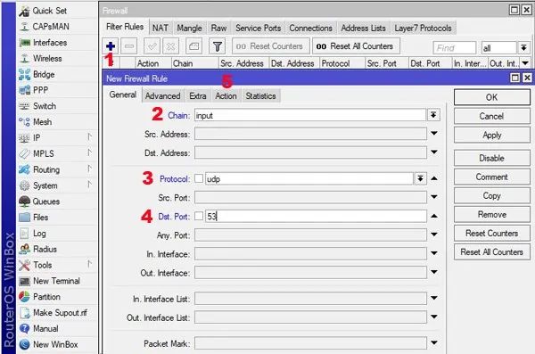 forceer clients om specifieke dns-servers te gebruiken.