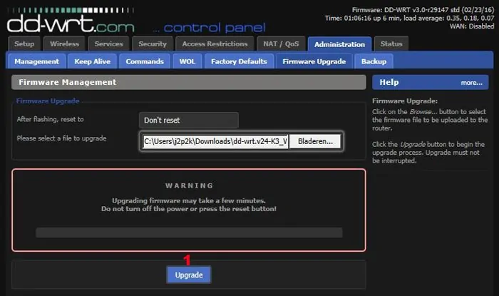 dd-wrt setup